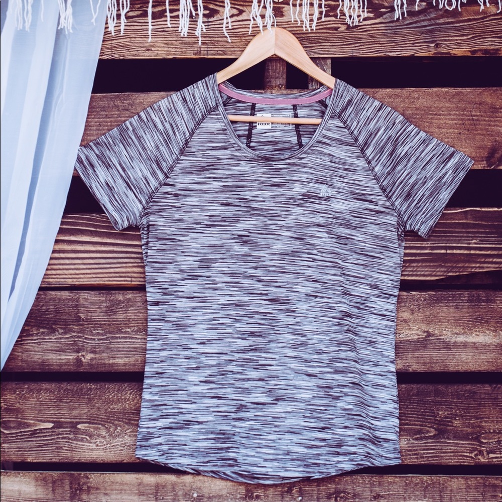 RBX Performance Gray Short Sleeve Top Size L (C10)